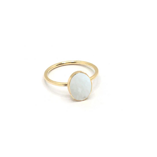 Gold Filled Small Oval Ring