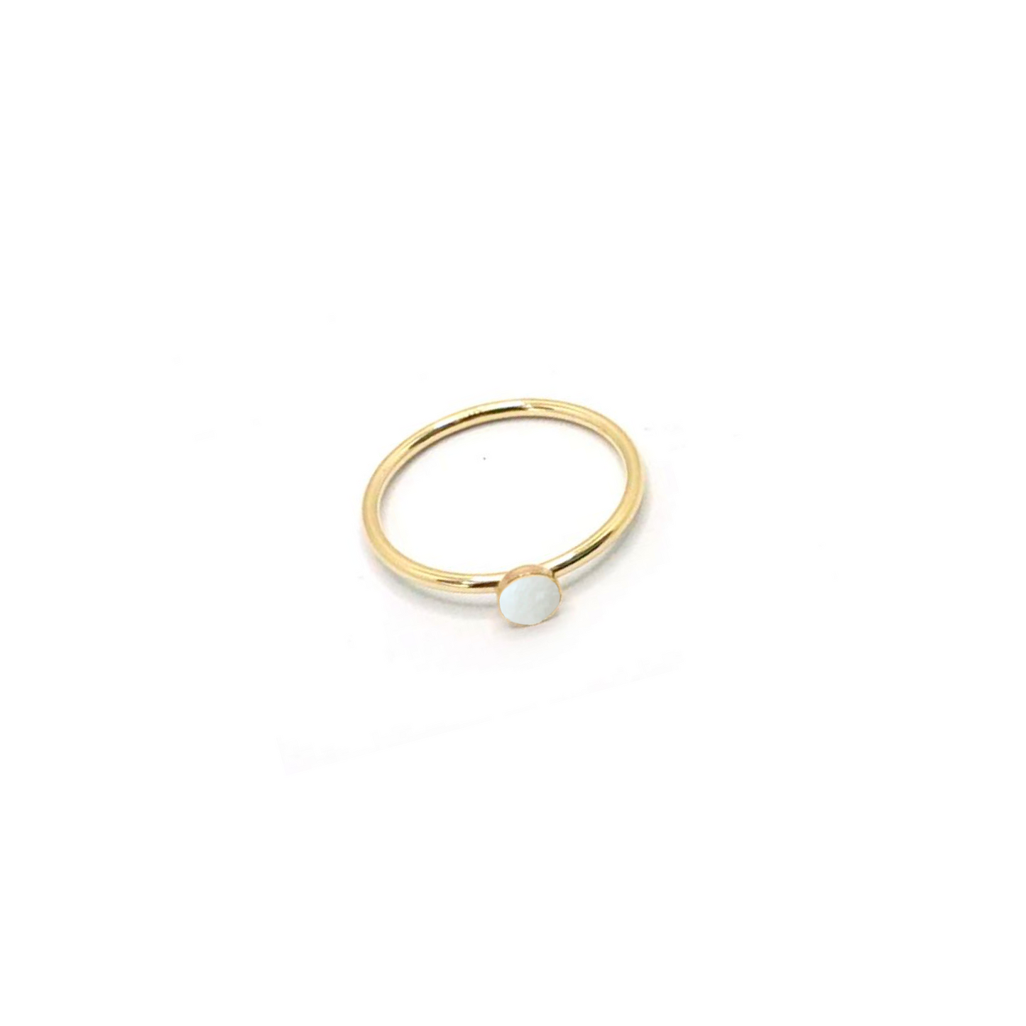 Solid Gold Mini Ring